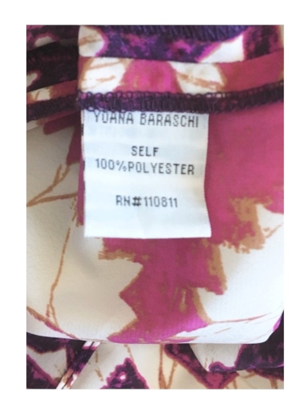 Yoana Baraschi x Anthropologie  Tribal Print Faux Wrap Mini Dress  Pink Red 8 - Picture 10 of 16